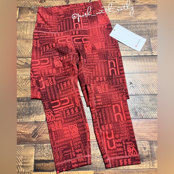 🍋 Lululemon Wunder Train HR Crop 23”, NWT - Picture 2 of 11